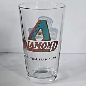 Vaso de cerveza oficial Arizona Diamond Backs Miller Time MLB 5 7/8" de alto 16 oz - Imagen 1 de 5