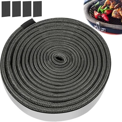 150+10 Inches Wire Mesh Gasket Kit Fit for Kamado Joe Grill Classic High Temp Fi Foto 1 de 4