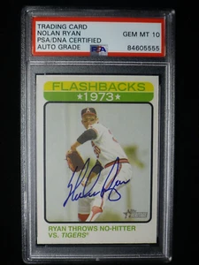 2022 Topps Heritage Nolan Ryan On-card Autograph PSA / DNA Auto Gem Mint 10 - Picture 1 of 2