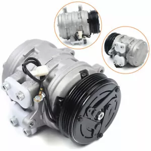 Air Conditioner Compressor W/ Clutch For Geo Metro Suzuki Swift X-90 1.6L New - Picture 1 of 11