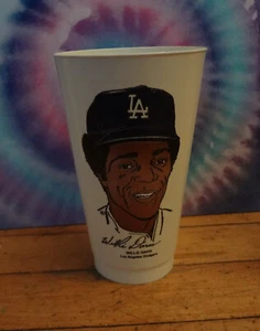 1972 7-11 Slurpee Cup WILLIE DAVIS Los Angeles Dodgers 7 Eleven - MINT - Picture 1 of 2