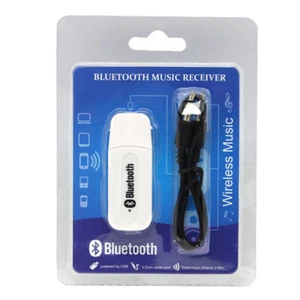 New USB Wireless Bluetooth-compatible Audio Receiver Transmitter Adapter 3.5 _yi - Afbeelding 1 van 9