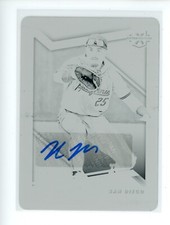 2022 Elite Extra Edition NATHAN MARTORELLA #150 Prospect Auto Printing Plate 1/1