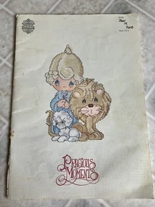 Precious Moments Counted Cross Stitch Book - PM-4 - Peace on Earth - 1983 - Picture 1 of 3