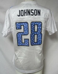 Maglia Reebok Tennessee Titans #28 Johnson donna taglia media A1 6017 - Foto 1 di 6
