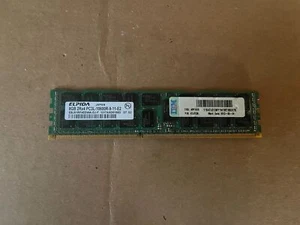 MEMORY RAM MODULE 8GB ELPIDA EBJ81RF4EDWA-DJ-F 2RX4 PC3L-10600R F1-3(13) - Picture 1 of 2