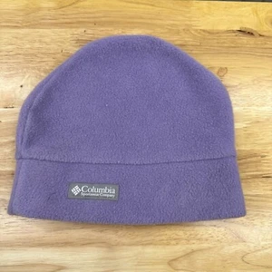 Columbia Beanie Youth Small S Purple Skull Cap Hat Winter Outdoor Hiking Girls - Picture 1 of 5
