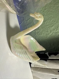 6 FILLABLE SWAN iridescent WEDDING FAVORS QUINCEANERA PARTY FAVORS RECUERDOS - Picture 1 of 4