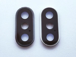 Lentille complète sur chassis verre sur cadre métal pour iPhone X XS et XS Max - Photo 1 sur 1