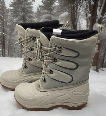 LL Bean Tek Niños Impermeable Aislado Botas de Invierno Talla 6 Gris Primaloft Foto 1 de 4