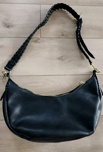 Jules Kae Zola Leather Crescent Shoulder Bag Vegan Hobo Crossbody Purse Y2K - Bild 1 von 13