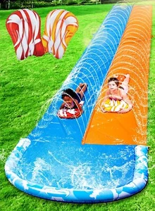 Summer Water Toy Inflatable Slip Water Slide for Kids and Adults 33ft More Long - Picture 1 of 8