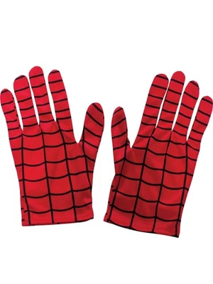 Rubie's Official Kiid's Spiderman Gloves Costume - One Size, Red - Image 1 of 4