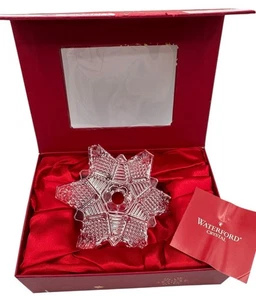 Waterford Snow Crystal Pierced Ornament 40015632 Boxed 2016 Slovenia Snowcrystal - Picture 1 of 12