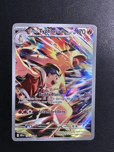 Pokemon Juego de Cartas Coleccionables Ethan's Typhlosion Ilustración Raro SV10: Destined Rivals 190/182 - Imagen 1 de 2