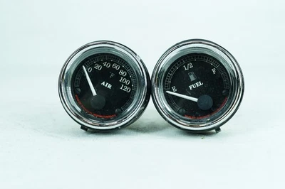 Harley Touring 1998 FLTRI Road Glide OEM medidores de temperatura del aire y combustible gasolina Foto 1 de 4