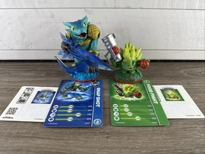 SKYLANDERS Trap Team Snap Shot & Food Fight w Cards Tested Super Quick Shipping - Picture 1 of 5
