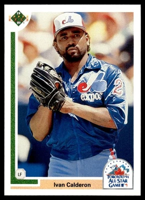 1991 Upper Deck Final Edition Ivan Calderon Montreal Expos #96F - Image 1 of 2