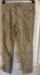 Arizona Jean Company Boys Pants Size 14 Regular Tan Khaki Casual - Picture 1 of 6