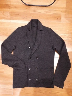 Gucci Knit Double Jacket Wool Dark Brown M Used no logo repair - Image 1 of 4