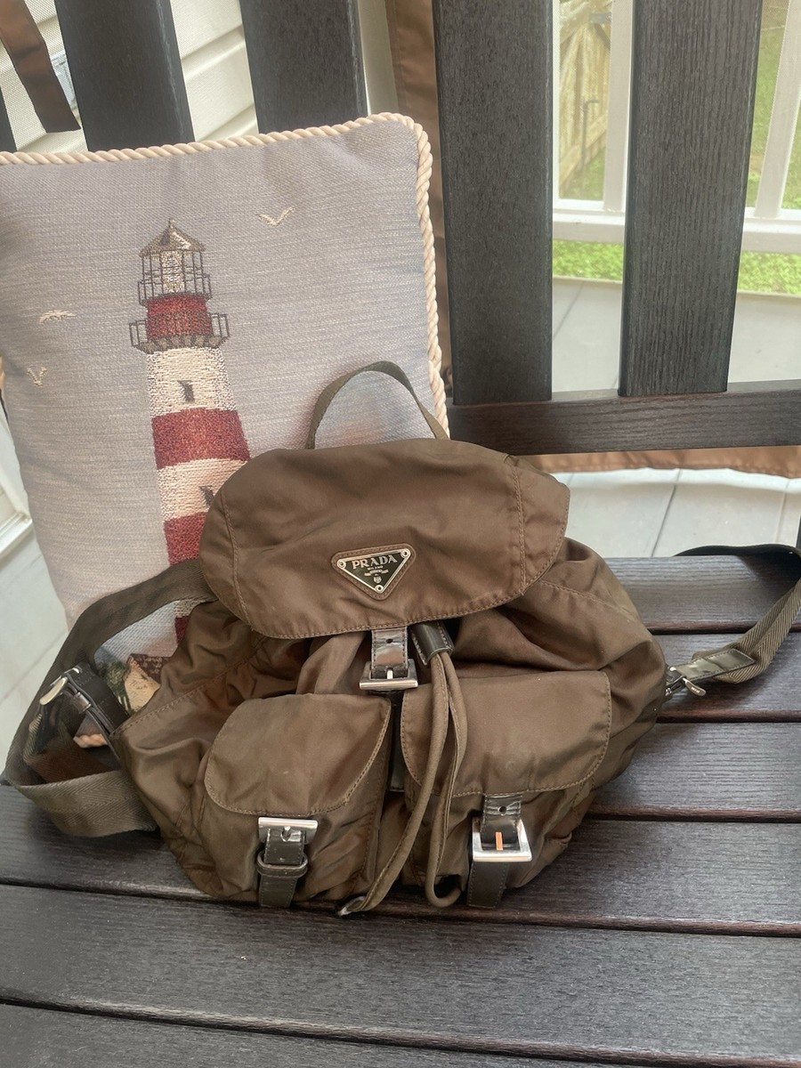 SALE★高機能★トラベルPRADA★RE-NYLONプリントバックパック PRADA Vela Nylon Exterior Backpack Bags & Handbags for Women