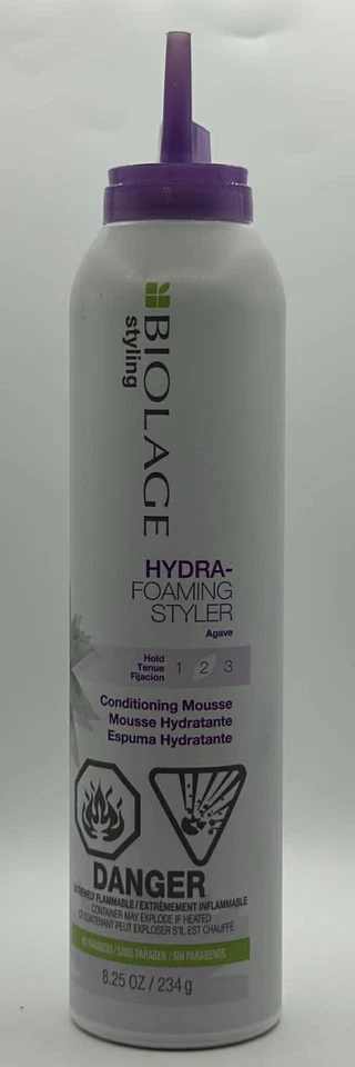 Biolage Hydra Foaming Styler 1391255 Hair Mousse - 8.25oz