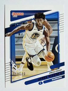 2021-22 Donruss Press Proof Purple #115 James Wiseman - Picture 1 of 2