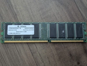 Infineon  512MB  DDR ram memory module  PC-2100 -  HYS64D64020GU-7-A - Picture 1 of 1