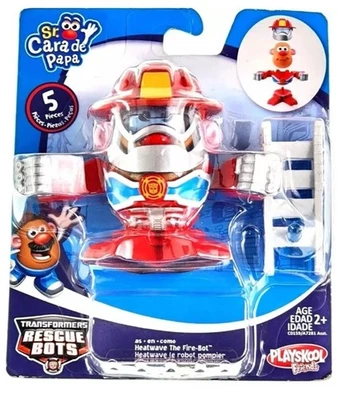 Mr Potato Head Transformers Rescue Bots HEATWAVE THE FIRE BOT PlaySkool amigos Foto 1 de 2