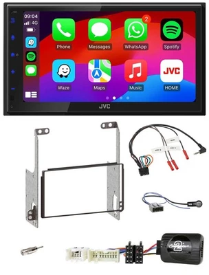JVC Bluetooth USB Lenkrad 2DIN DAB Autoradio für Nissan X-Trail T31 2007-2008 sc - Bild 1 von 4
