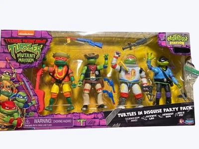 Teenage Mutant Ninja Turtles Mutant Mayhem Turtles In Disguise Party Pack - Image 1 of 4