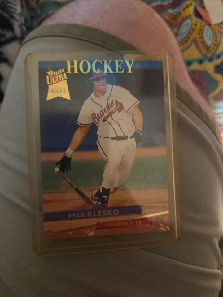 1993 Fleer Ultra - Ryan Klesko #7 - Image 1 of 2
