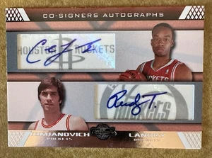 2007-08 Topps Co Signaters Baloncesto Doble Autógrafo #CS-23 TOMJANOVICH/LANDRY - Imagen 1 de 3
