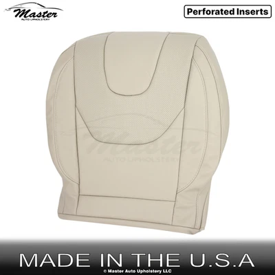 Para Ford Edge 2015-2021 cuero sintético de titanio Pref. Cubierta inferior del conductor delantero tostado Foto 1 de 4