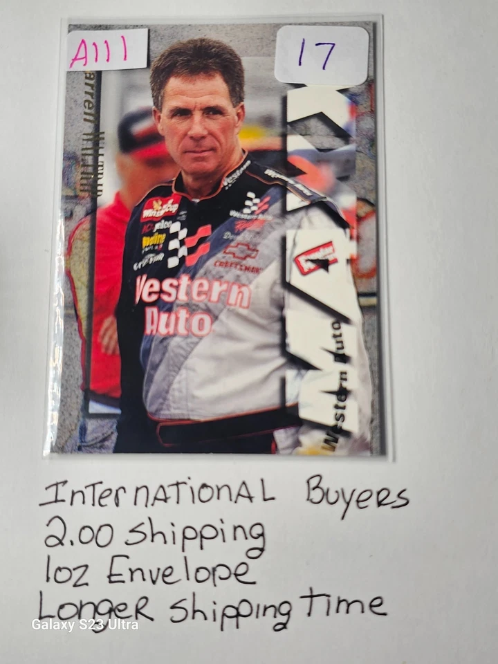 1996 Maxx #17 Darrell Waltrip – Western Auto Hero Needs Garage Space Fast! - Image 1 of 1