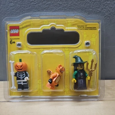Lego Halloween 2009 Minifigure Trick-Or-Treater Store Exclusive Cat Pumpkin NEW - Image 1 of 4