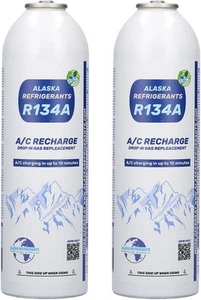 Fahrzeug Kältemittel Klimaanlage Top up HC134A ErsatzGas 2x Flasche für Autos - Bild 1 von 9
