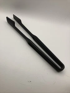 The Pampered Chef Tongs Serrated Black Nylon #2318 12.5" - Picture 1 of 4