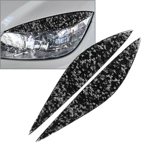 Scheinwerfer Augenbrauen Augenlid Abdeckung Blende für Mercedes Benz C Klasse W204 2007-13 Paar - Bild 1 von 9