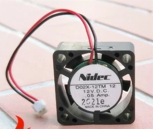 Nidec D02X-12TM DC12V 0.05A 2-pin 25mmX10mm micro brushless silent cooling fan - Picture 1 of 2