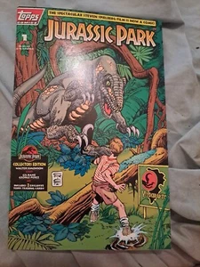 1993 TOPPS JURASSIC PARK MOVIE EDITION #1 COMIC BOOK COLLECTORS EDITION! - Picture 1 of 2