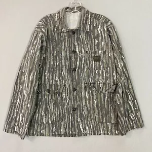 Vintage Liberty Camo Shirt Jacket Pockets Hunting Mens L Lightweight Real Tree - Picture 1 of 10