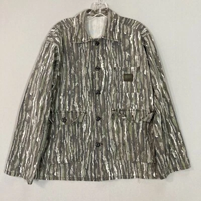 Vintage Liberty Camo Shirt Jacket Pockets Hunting Mens L Lightweight  Real Tree - Image 1 of 4
