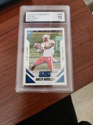 2015 Score Ameer Abdullah #385 Rookie Card | Detroit Lions | College Uniform - Image 1 of 2