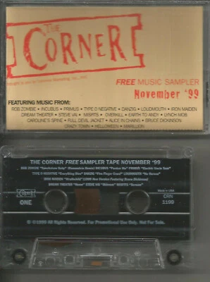 PROMO CASSETTE TAPE TYPE O NEGATIVE Dream Theater IRON MAIDEN Misfits MARILLION  - Image 1 of 2