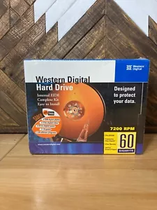 Western Digital Hard Drive 60GB 7200 RPM WD600BBRTL 3.5" Internal IEDE Sealed - Picture 1 of 6