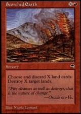Scorched Earth ~ Heavily Played Tempest MTG Magic UltimateMTG Red Card