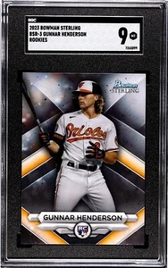 2023 Bowman Sterling #BSR-3 GUNNAR HENDERSON RC SGC 9 S172 - Foto 1 di 2