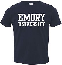 Emory Eagles Basic Block University Collegiate Team Toddler T-Shirt - Navy
