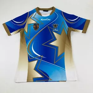 Kooga All Stars NRL Harvey Norman Jersey Womens Size 16 Blue Gold Short Sleeve - Picture 1 of 11